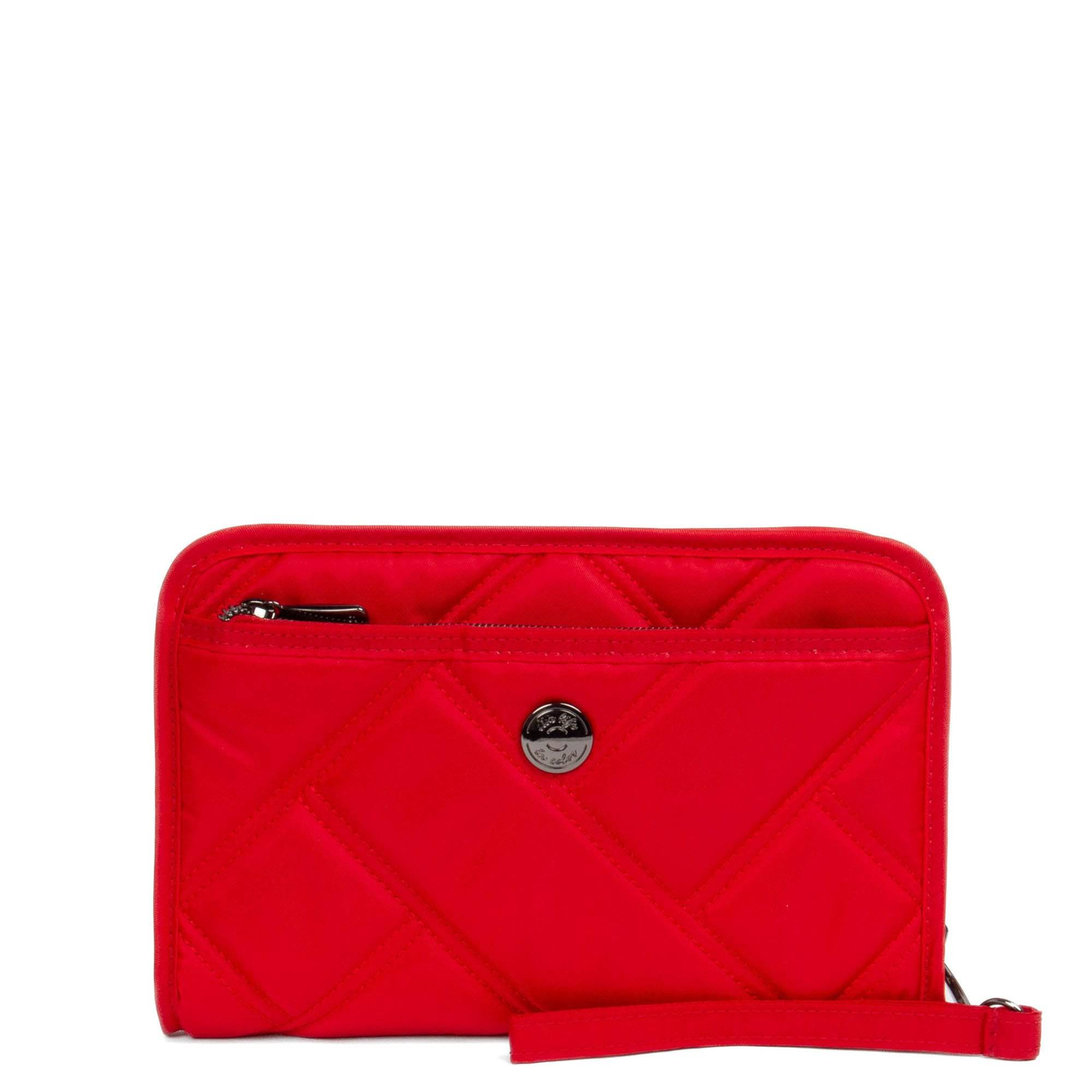 Zeppelin 2 RFID Wristlet Wallet - POPPY RED - Zeppelin_PoppyRed_01